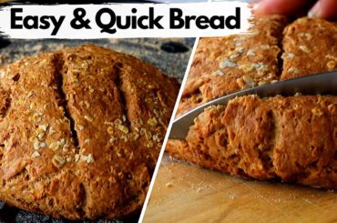 Easy & Quick wheat bread | NO Yeast , NO Baking Powder | Eggless Irish Soda Bread
