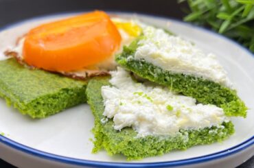 SPINACH BREAD | GLUTEN FREE TOAST | NO yeast | Healthy bread recipe | Breakfast idea