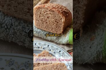 healthy atta bread no yeast #shortsfeed #shortsvideo #trendingonshorts #shorts