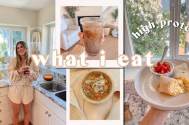 What I Eat in a Day | full day of high-protein healthy home-made meals