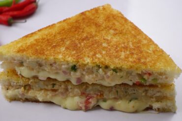 Potato Cheese Sandwich,Easy Potato Snack,Quick And Easy Sandwich Recipe By Recipes Of The World