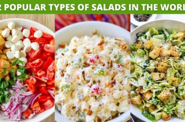 22 Popular Types of Salads in the world | Caprese salad, cobb salad, kosambari salad, and more