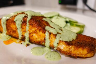How To Make Fresh Healthy Salad Dressing Recipe For My Salmon and Cucumber Dinner