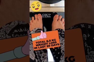 Live Result | 50 Days Weight Loss challenge #viral #weightloss #1weekchallange #weightlosschallenge