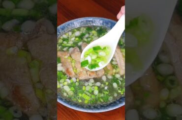 spring onion chicken soup #recipe #cooking #food #chickenrecipe #shorts