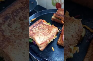 Healthy veg bread toast for evening snacks#viral#shortvideo #youtubeshorts#himachalikitchen