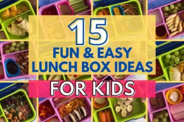 Kid's Lunch Box Ideas | Back to School Lunch Ideas | Lunch Box Recipes | Easy Lunches for Kids