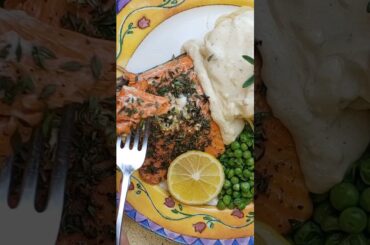 Easy Baked Salmon #recipe #salmon #bakedsalmon