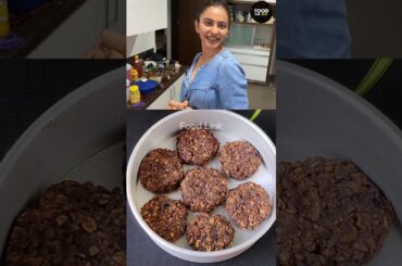 Rakul Preet's Favourite Banana Chocolate Oatmeal Cookies Recipe #shorts