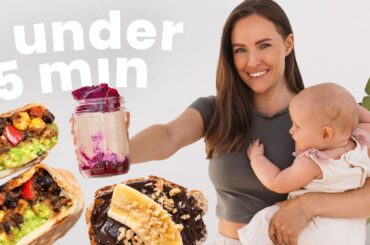 Healthy Breakfasts When Busy (plant based)