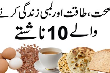 10 Top Healthy Breakfast Ideas | Sehat Taqat or Lazbi Zindagi karne wala Nashte