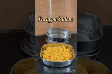 #shorts #ytshort Kids Simple Lunch Snackbox Recipe Idea #lunchbox #snack/ Paruppu Sadam/ Potato fry