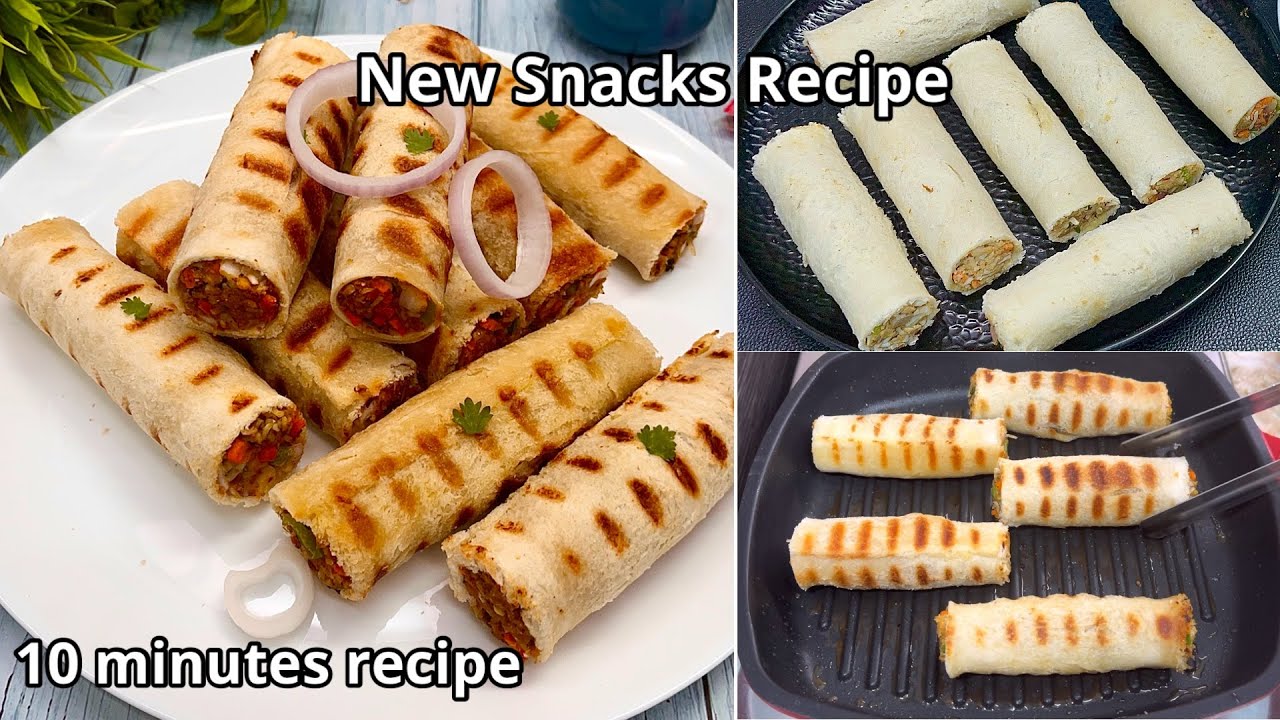 Crispy Bread Egg Roll Recipe | Egg Recipes | 10 Minutes Healthy Snacks Recipes | SAMREEN SABAH Crispy Bread Egg Roll Recipe | Egg Recipes | 10 Minutes Healthy Snacks Recipes | SAMREEN SABAH