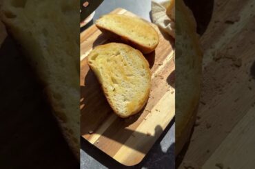 Whipped Cottage Cheese Prosciutto Apple Toast #shorts #reels #recipe