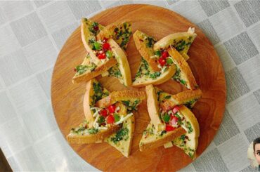 Flower Cheese Garlic Bread | New Snacks Recipes | Garlic Bread Recipe