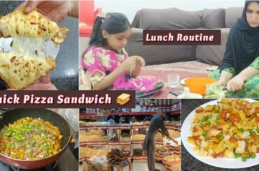 Stationary Shopping | Cheese Pizza Sandwich Recipe | Mix Vegetable in Dhaba Style, Our Business Idea