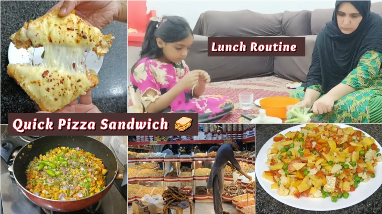 Stationary Shopping | Cheese Pizza Sandwich Recipe | Mix Vegetable in Dhaba Style, Our Business Idea Stationary Shopping | Cheese Pizza Sandwich Recipe | Mix Vegetable in Dhaba Style, Our Business Idea