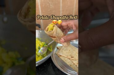 #shorts #ytshorts Kids Simple Lunch Snackbox Recipe Idea #lunchbox #snack/Chappathi Roll/Alu Masala