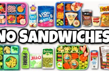 Packing ONE COLOR, Shopkins & Taco Bell Inspired Lunch boxes with NO SANDWICHES! Bunches of Lunches