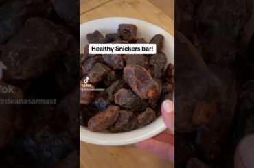 Healthy Snickers Bar! #healthysnacks #snickersbar #shorts #healthyrecipes