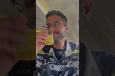 WHAT I EAT IN A DAY - FLIGHT TO KOLKATA #shorts