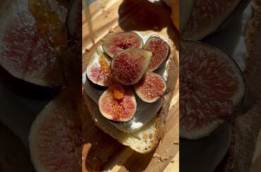 Whipped Cottage Cheese Fig Toast #shorts #reels #recipe