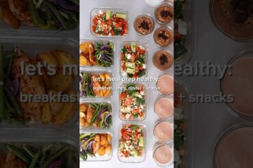 Healthy meal prep ideas for weight-loss (93g protein) #mealprep #healthyrecipes #glutenfree