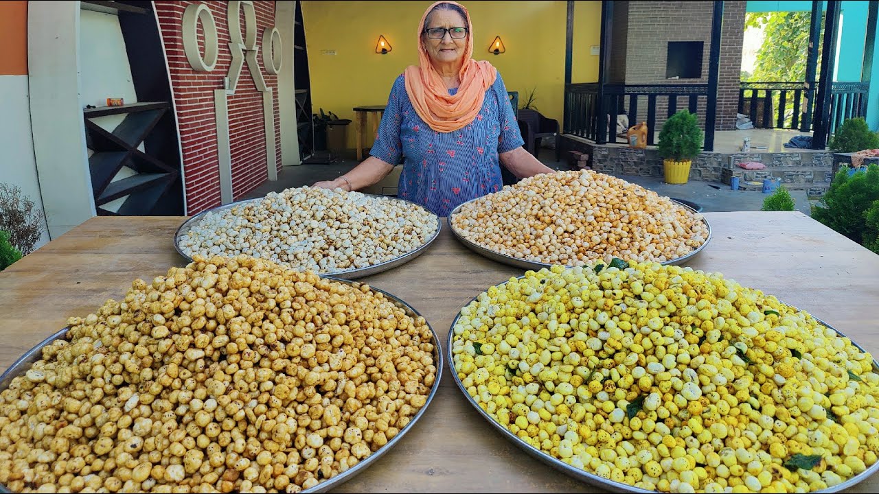 4 Types Of Makhana Recipe | Healthy Recipes | Makhana Cooking | Veg Village Food | Roasted Makhana 4 Types Of Makhana Recipe | Healthy Recipes | Makhana Cooking | Veg Village Food | Roasted Makhana