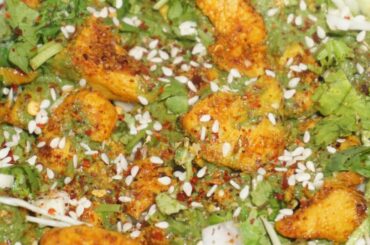 Easy Chicken Tikka Salad Recipe | Healthy Grilled Chicken Salad | Slay With Salads - EP 1