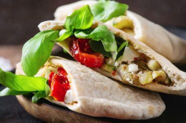 Pita Pocket Sandwich- Instantly Delicious & Healthy: 30-Second Vegetarian Recipe You'll Love