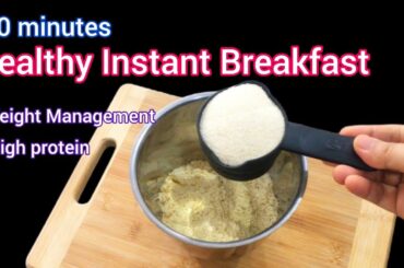 How to Make Nutritious Besan Rava Breakfast | Healthy Breakfast|New Breakfast Ideas | High protein