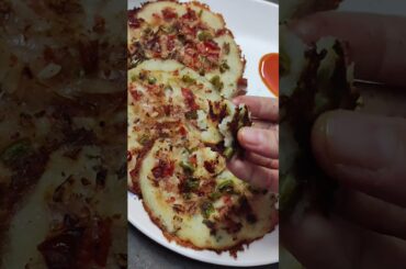 #minivlog 59 | easy snacks recipe| healthy Instant Uttappam  #shorts #ytshorts #viral #bengalivlog