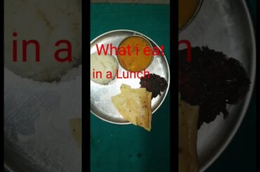 What I eat in a lunch  #healthy