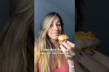 WOW! Most Delicious, Healthier Frosting #healthyfood #highprotein #easyprotein #foodforweightloss