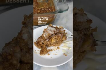 Pumpkin Apple Protein Baked Oatmeal |Cooking Katie Lady