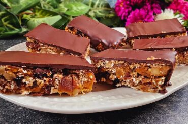 Sugar Free Energy Bars in 5 Minutes - Tasty and Healthy Snacks