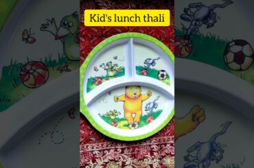 lunch thali ideas for kids #youtubeshorts #lunchboxideas #trending #indianrecipes