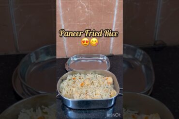 #shorts #ytshorts kids Simple lunch Snackbox Recipe Idea #lunchbox #snack Paneer Fried Rice #paneer