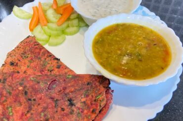 Beetroot palak Chapati Recipe |LunchRecipe | healthy recipes | palak puri