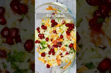 Rice Salad | Healthy Lunch ideas| Nutritious food | Temptation | Salad for lunch #ytshorts #shorts