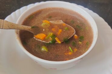 Ragi Soup/Perfect Weight Loss Recipe/Diet Recipe/Finger Millet Soup
