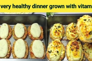 A Very Healthy Dinner Grown With vitamins|Evening Snacks With Potato|Dinner Recipe New Food Secrets