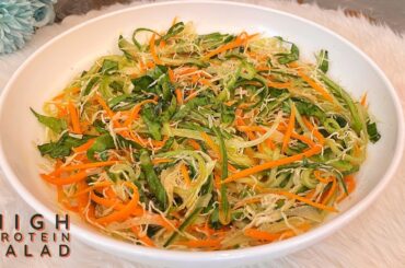 Julienne Salad Recipe in 10 Minutes | Super Easy & Quick Healthy Salad Recipe | Tasty Dinner Recipe