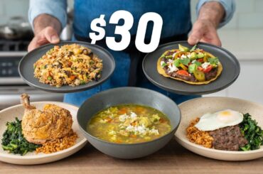 How I Make 20 Healthy Meals for $30