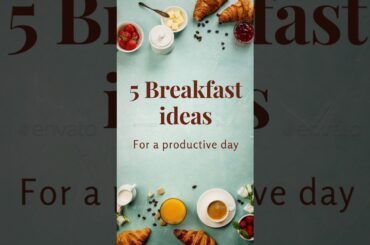 5 quick and healthy breakfast ideas for a productive day. #shorts #healthybreakfast
