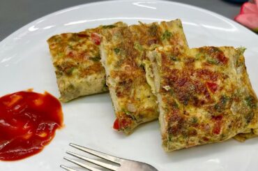 Bread Omlette Recipe | Bread Omlette Toast Recipe | Healthy Breakfast Recipes | SAMREEN SABAH