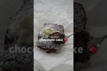 3 ingredient HEALTHY CHOCOLATE CAKE #shorts #chocolatecake #healthy #chocolate #food
