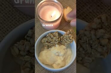 Healthy breakfast ideas - granola for breakfast