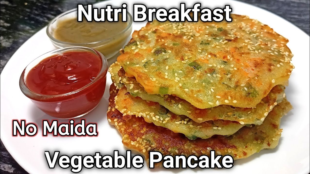 Healthy and Quick Breakfast Recipe | Lunch Box Recipes for Kids | Vegetable Pancake | Pancake Recipe Healthy and Quick Breakfast Recipe | Lunch Box Recipes for Kids | Vegetable Pancake | Pancake Recipe