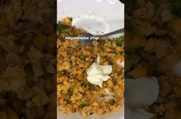 Chickpea Sandwich|High Protein|Healthy Sandwich| #shorts #youtubeshorts #foodshorts #chickpeas